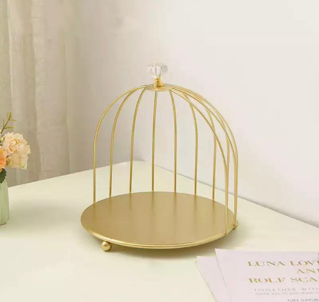 luxury gold display stand