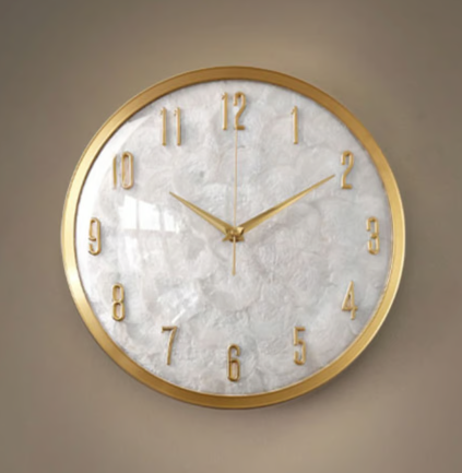 premium shell wall clock 