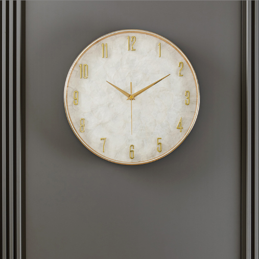 premium shell wall clock 