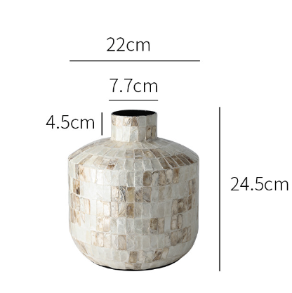 Japanese moda shell style flower vase 