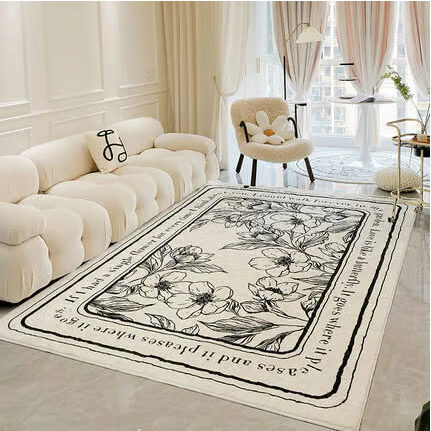 Botanical Flower Rug