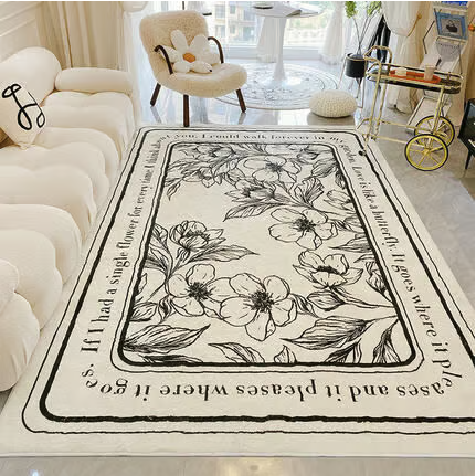 Botanical Flower Rug