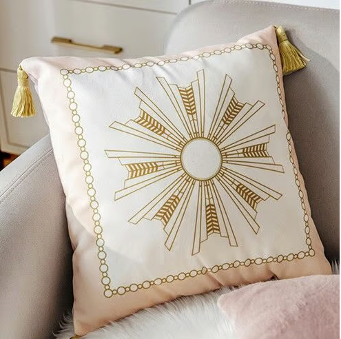 Luxury Floral Sofa Cushion Cover