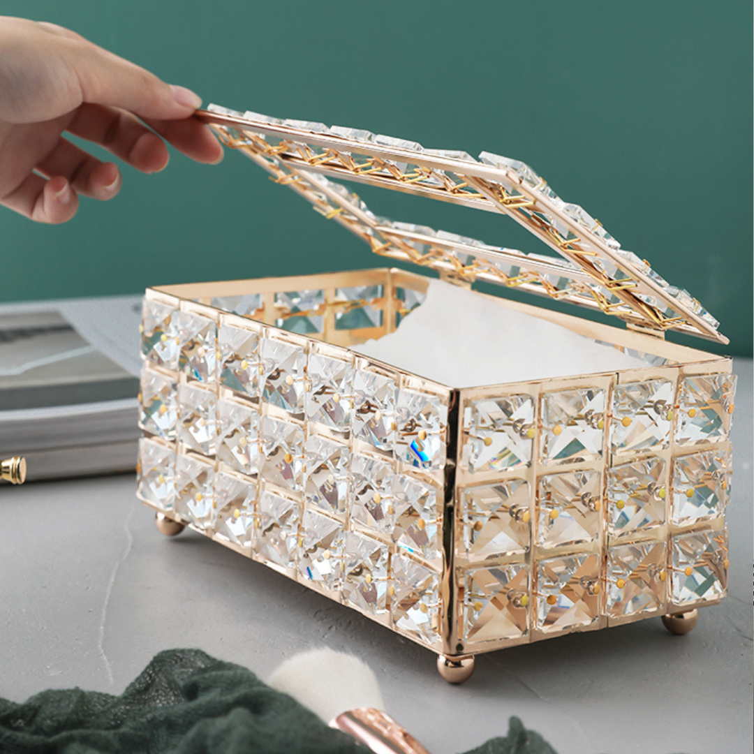 crystal tissue box AM105