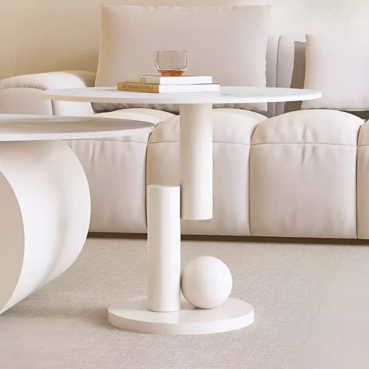 Cream White Marble Essence Coffee Table AM032 