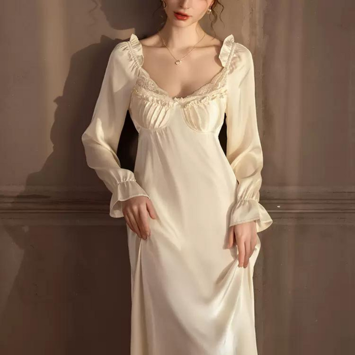 Elegant Silk Nightgown AM073
