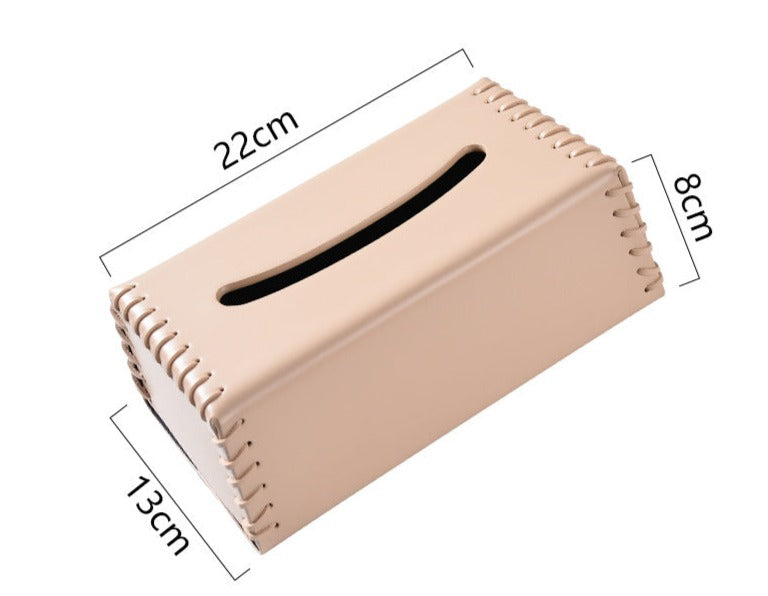 Classic leather tissue case