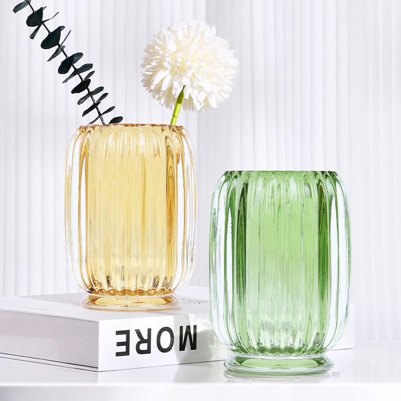 acrylic color flower vase 