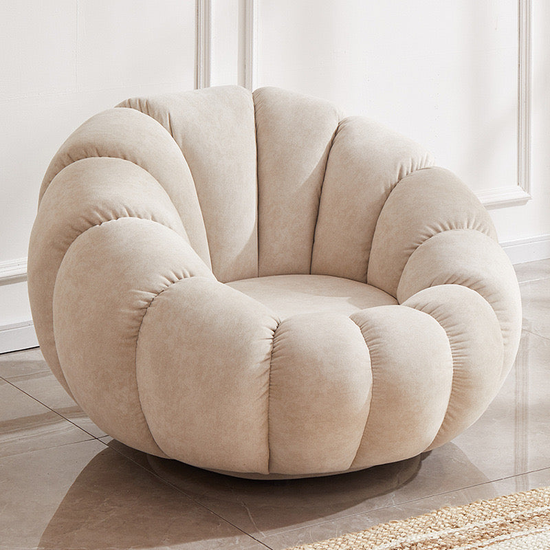 Pumpkin sofa [velvet/white]
