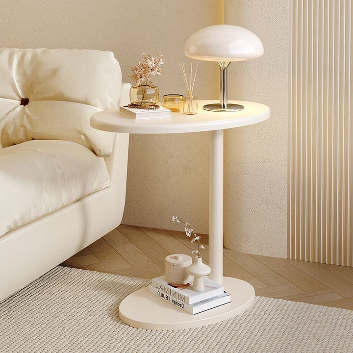 natural color side table