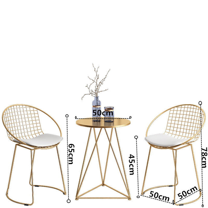 Classic dining table set of 3 