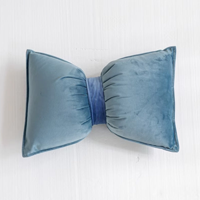 11color velor ribbon cushion 