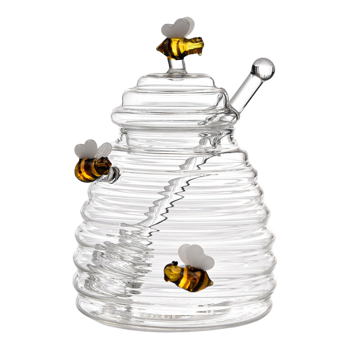 蜜蜂图案蜜罐