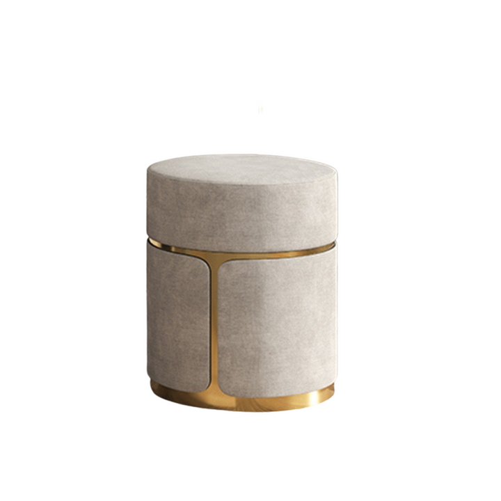 gold accent stool