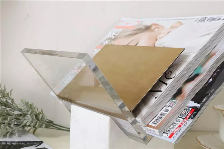 Marble color luxury book stand