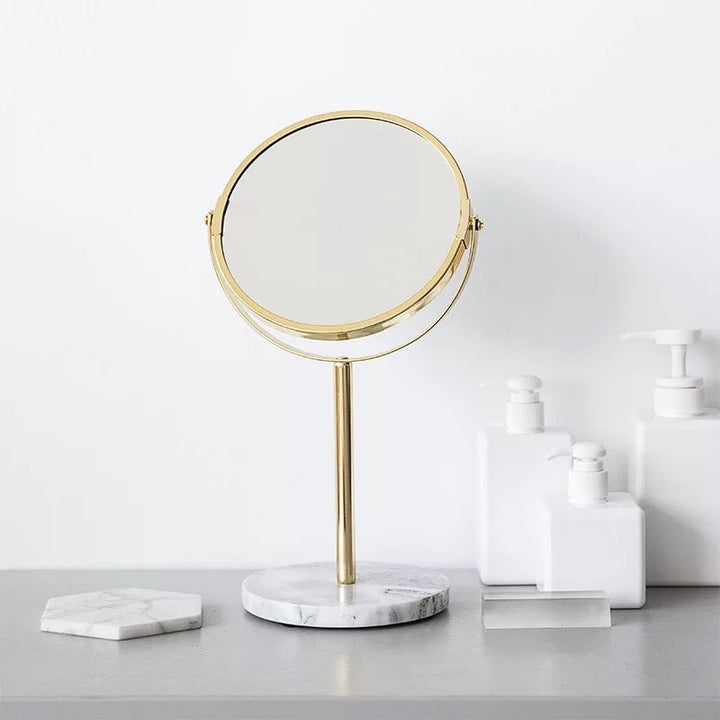 marble stand mirror