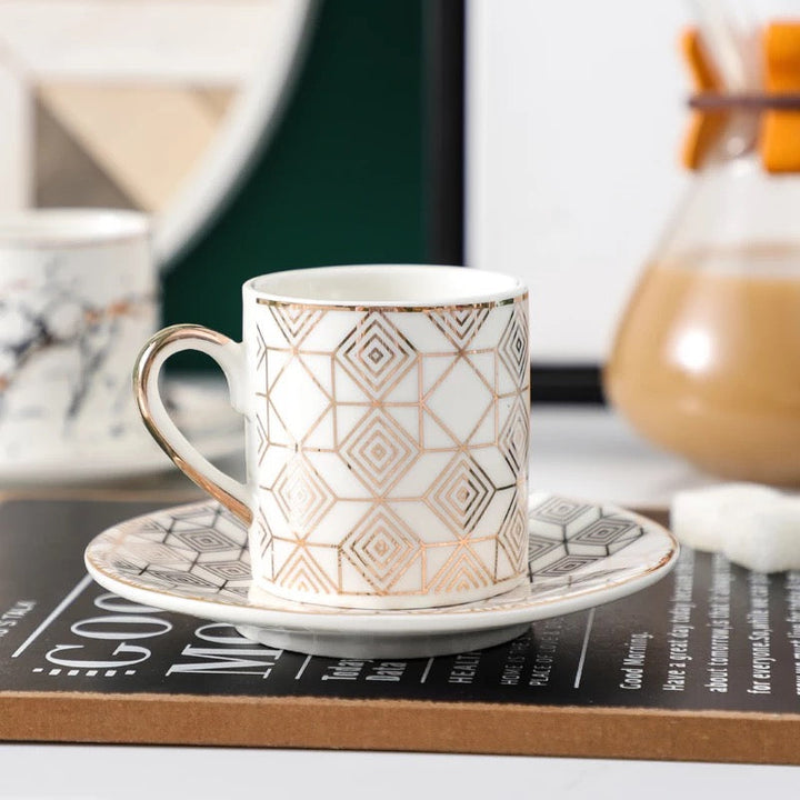 modern design tea cup saucer set