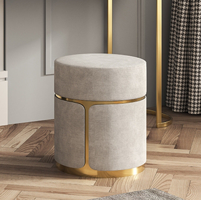 gold accent stool