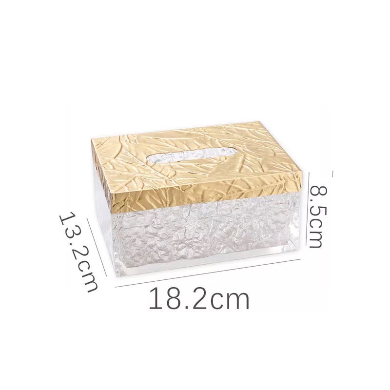 豪华水晶纸巾盒