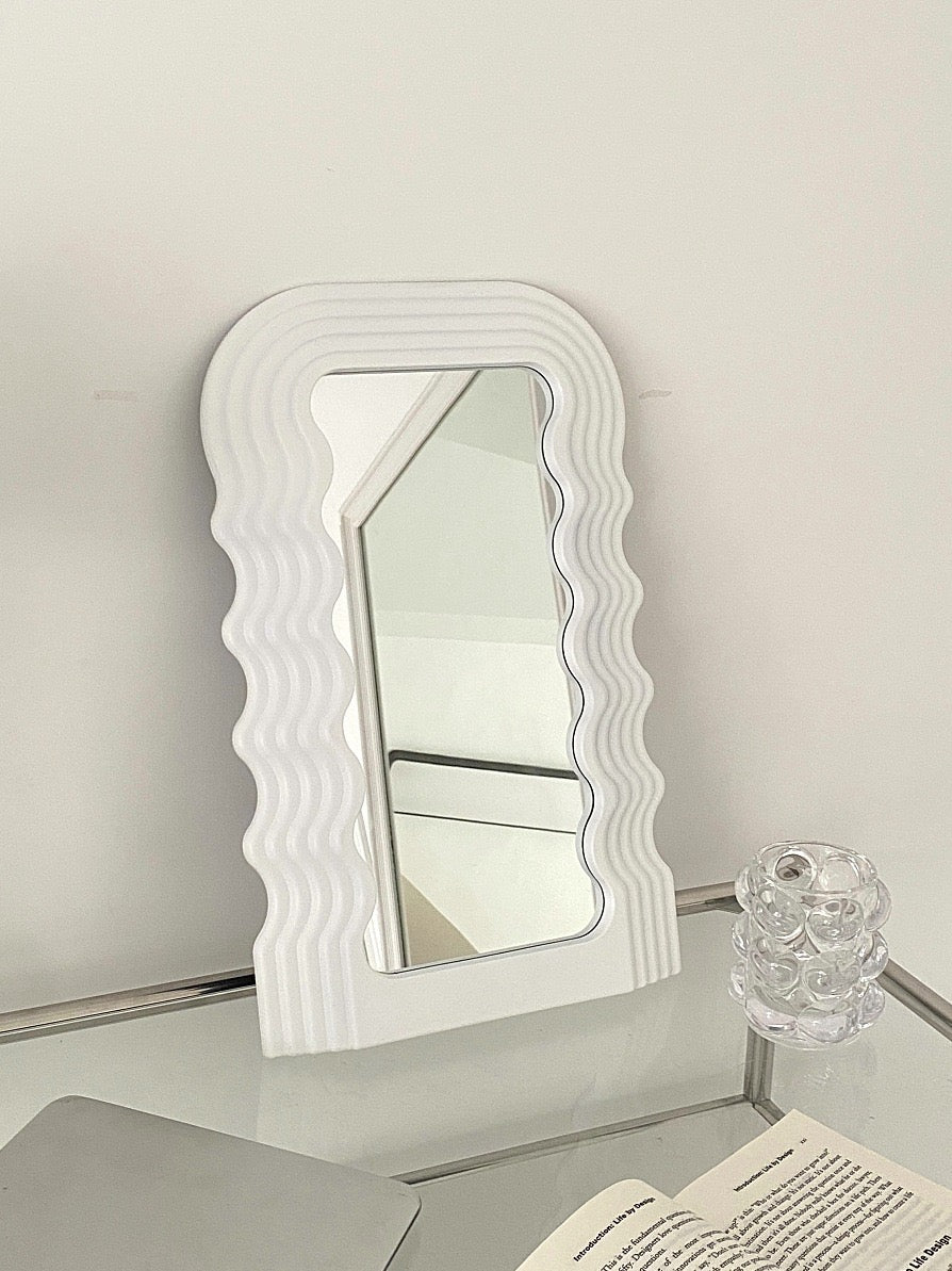 wave design mirror