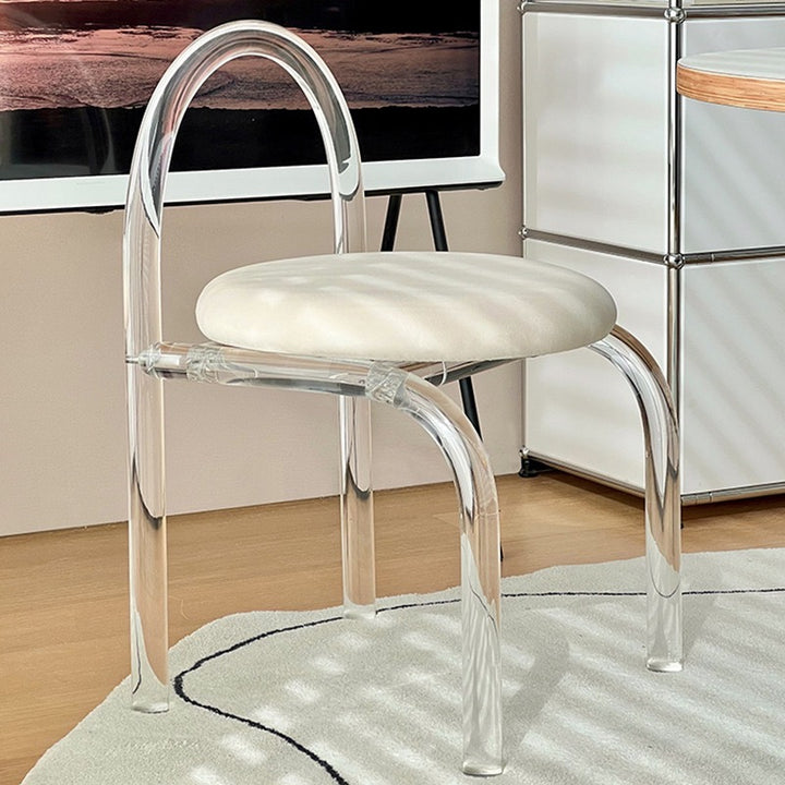acrylic stand dining chair