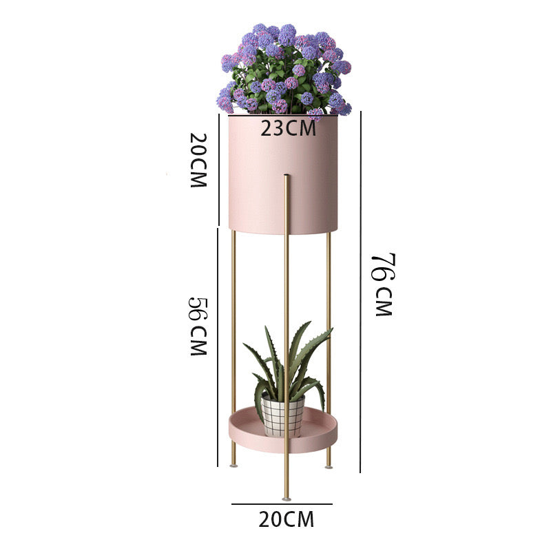 pastel color standing flower pot