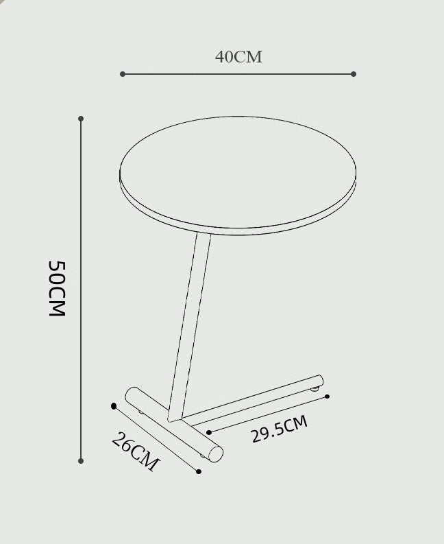 modern compact side table