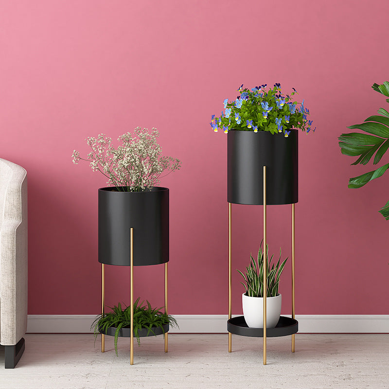 pastel color standing flower pot