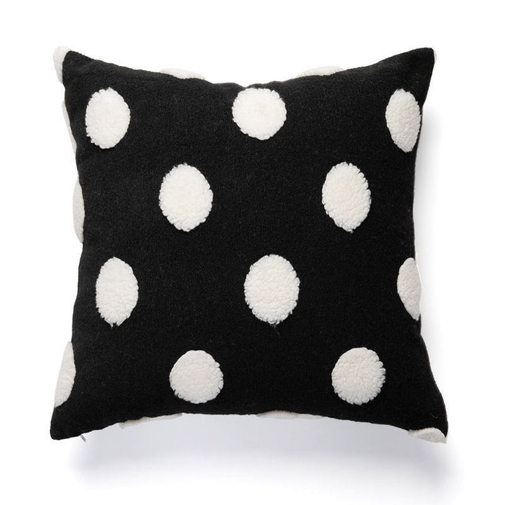Monotone dot cushion 